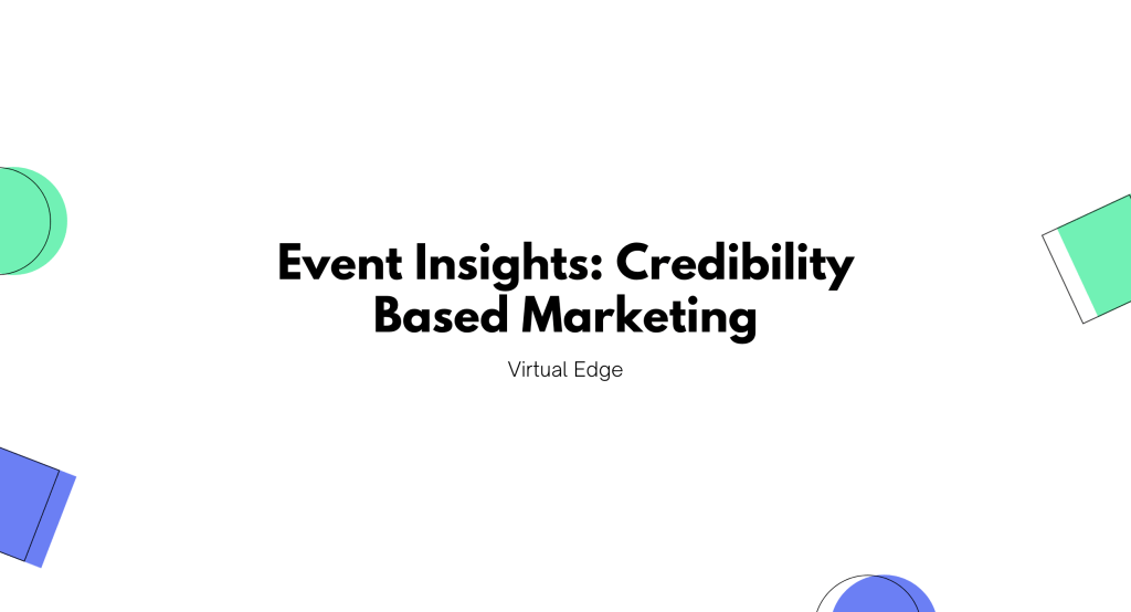 Credibility Based Marketing