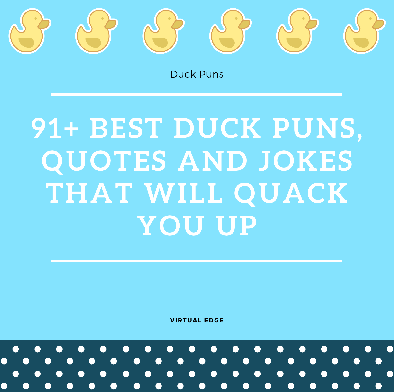 91+ Best Duck Puns, Quotes and Jokes That Will Quack You Up