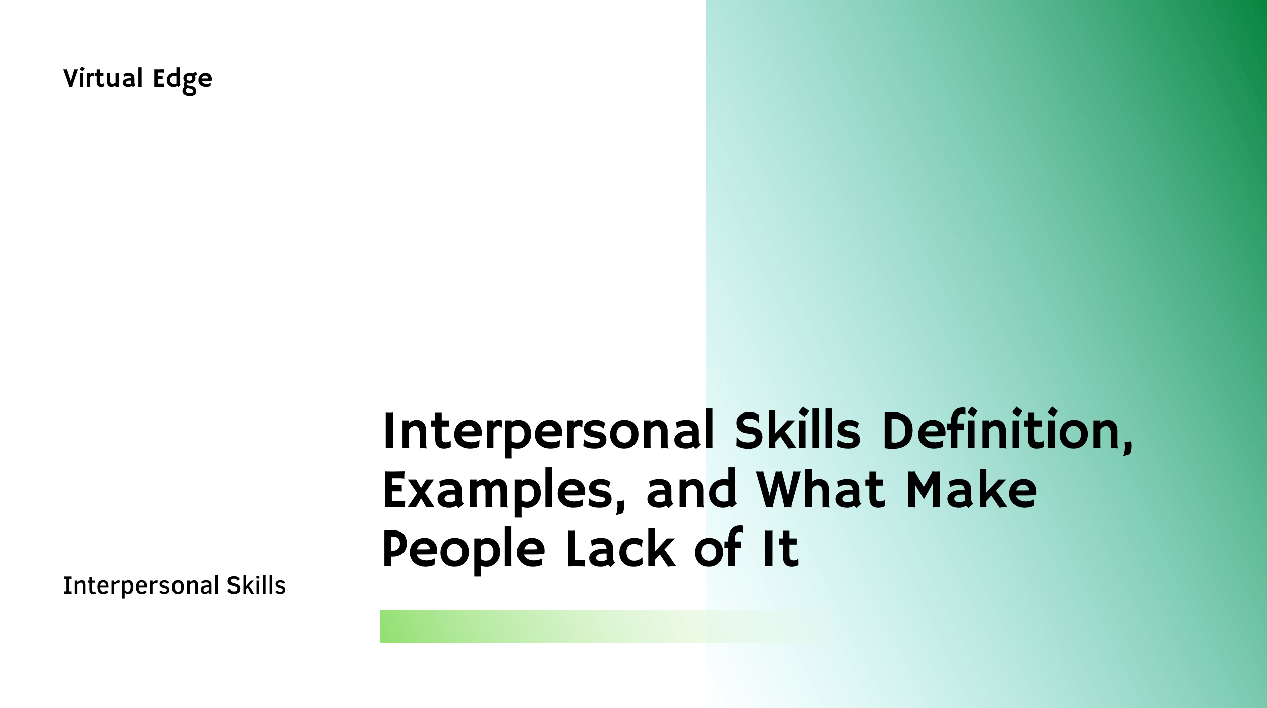 Interpersonal Skills Definition, Examples, And What Make People Lack Of ...