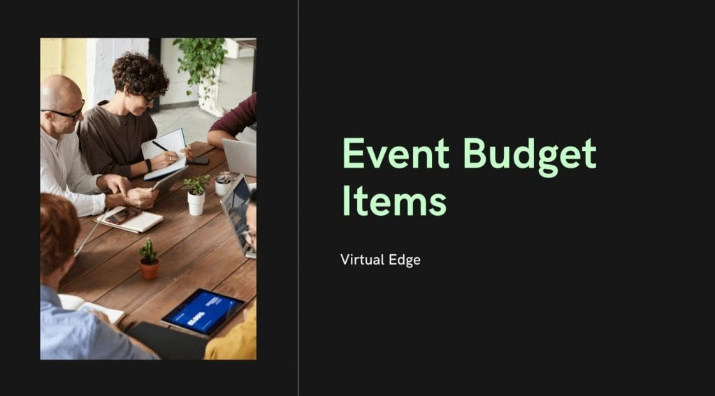 Event Budget Items