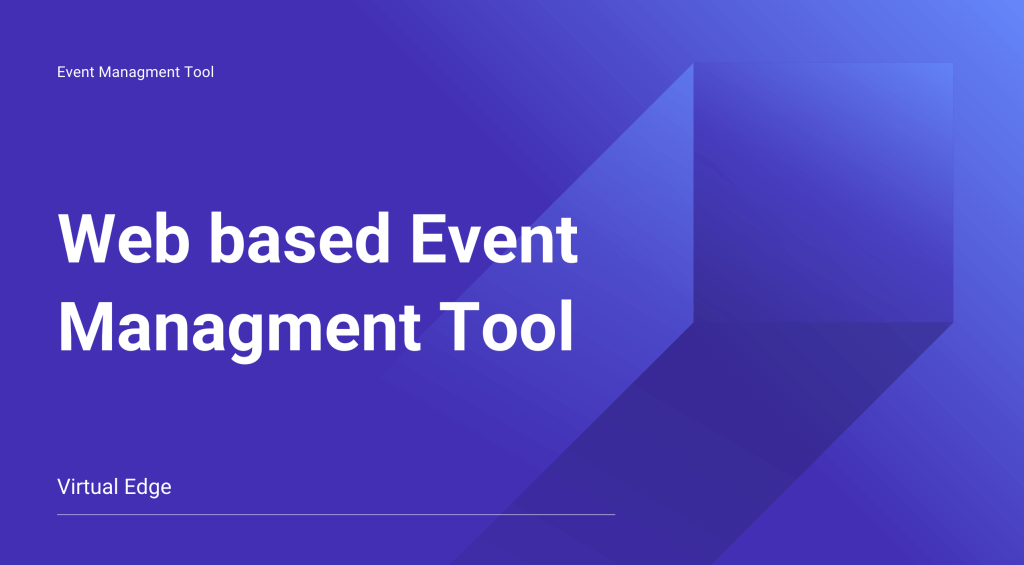 Web based Event Management Tool