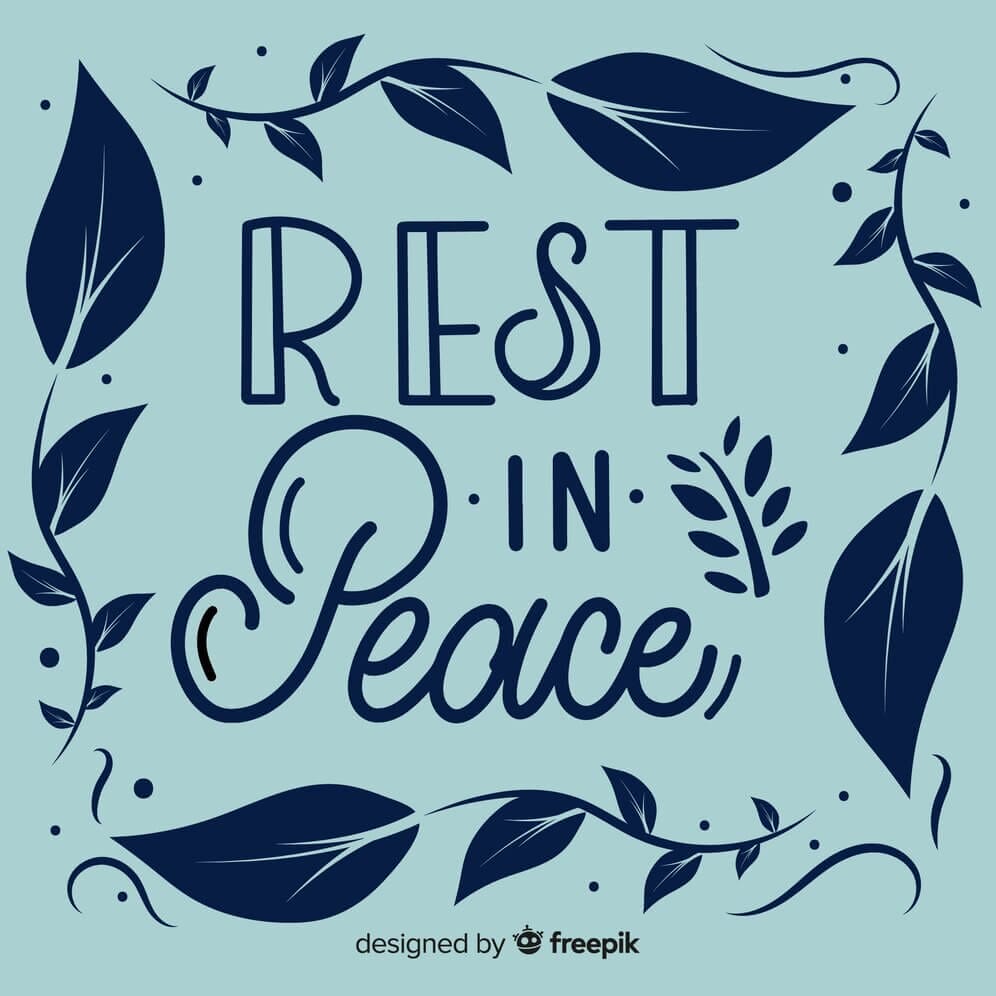 Touching Rest in Peace Sayings